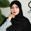 روسری حریر نخ لمه دار وارداتی RHNLM01