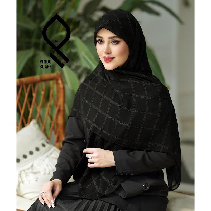 روسری حریر نخ وارداتی RHNV03