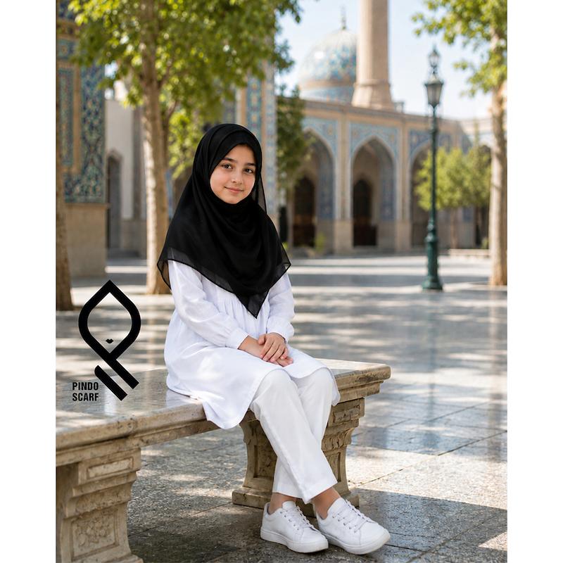 روسری نخی وال ساده ترک RNVTRK01