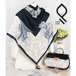 ست کیف و روسری طرح فرفورژه SETA3-70