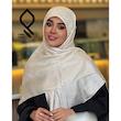 روسری نخ ابریشم ژاکارد لمه دار طرح لووه RZHLW05