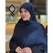 روسری نخ ابریشم ژاکارد لمه دار طرح لووه RZHLW06
