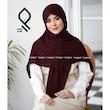 روسری نخی پلیسه اکلیلی حاشیه کار شده  RNPL31