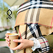 روسری کشمیر لمه مارک وارداتی RLM07