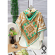 روسری ابریشم توییل کجراه RABT34