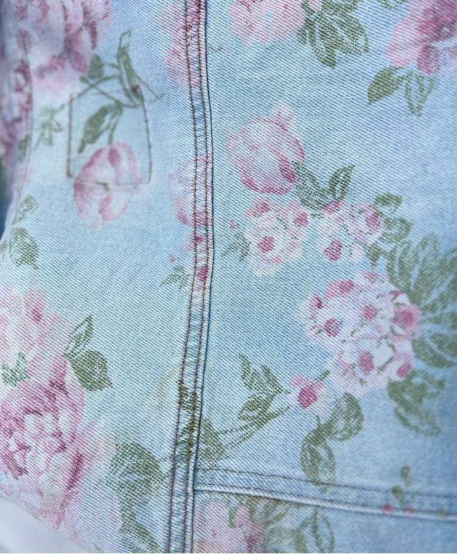 کت جین کلاسیک گلدار🌸✨
