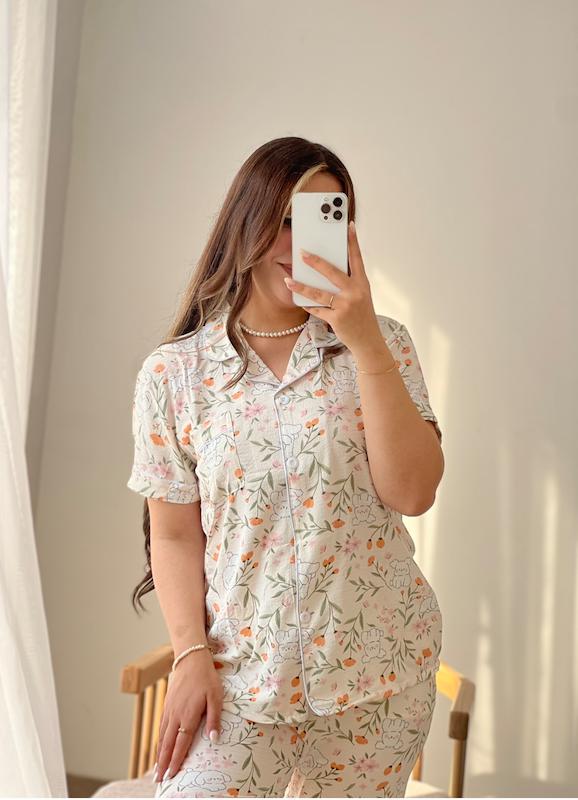 لباس خواب تیشرتی بامبو✨🌸