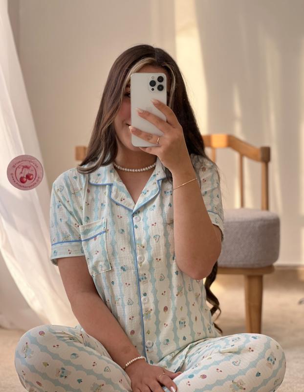 لباس خواب  کاپ کیک🧁🤍