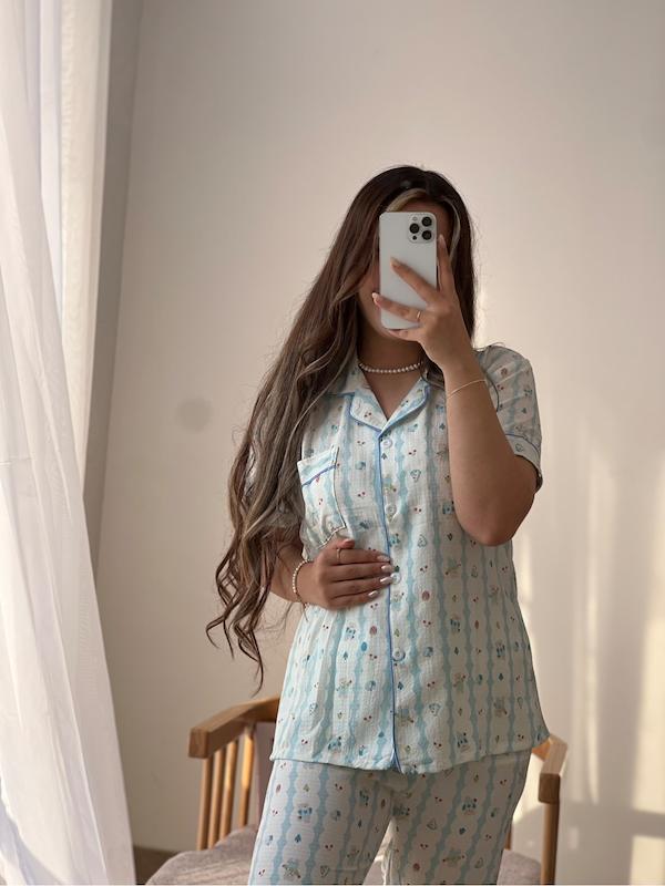 لباس خواب  کاپ کیک🧁🤍