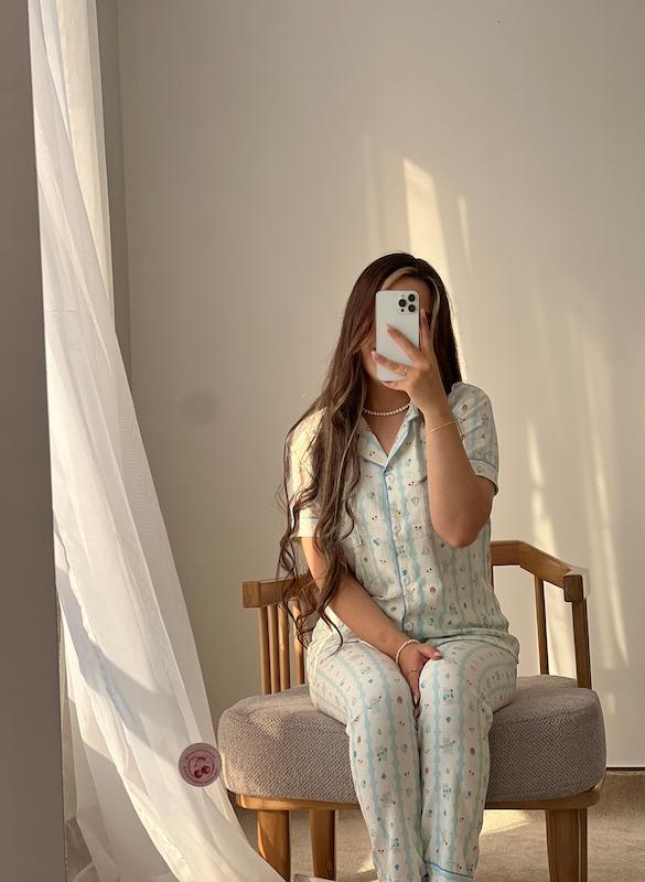 لباس خواب  کاپ کیک🧁🤍