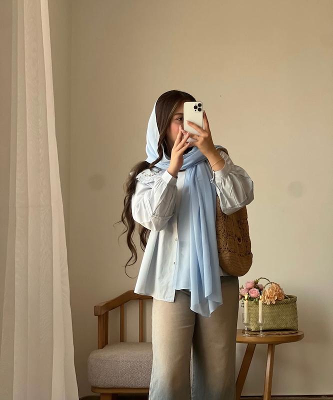 شومیز یقه گلدوزی✨🤍
