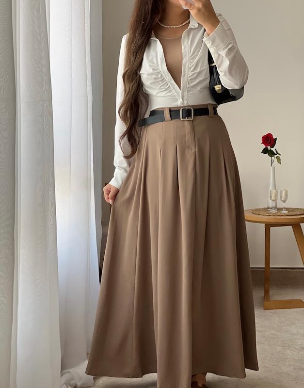 دامن کرپ گاباردین✨