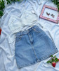 دامن جین کوتاه