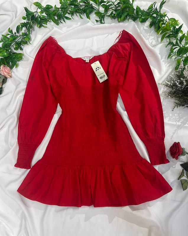 پیراهن قرمز قلبی❤️