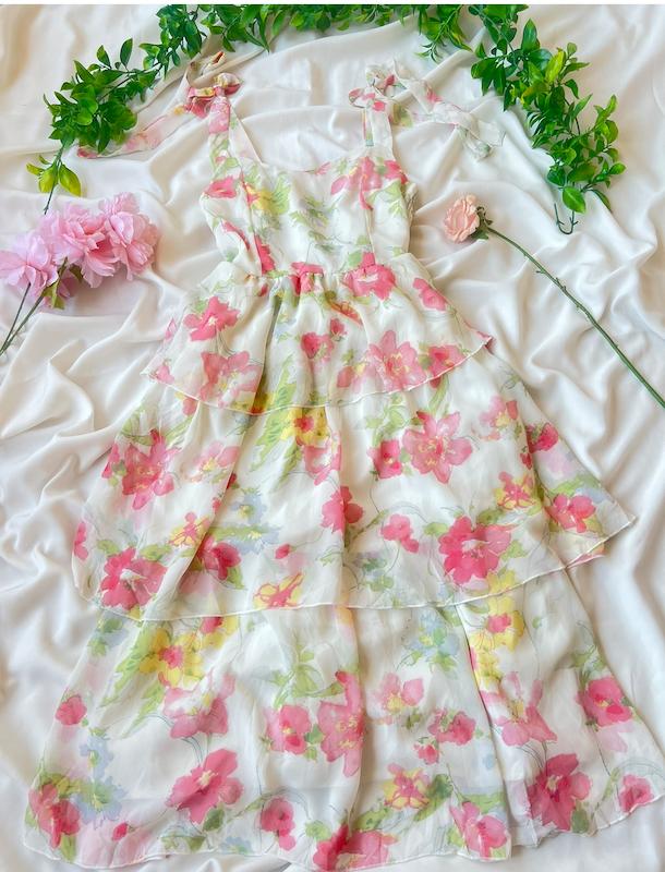 پیراهن حریر‌طبقه‌ای‌🌸✨