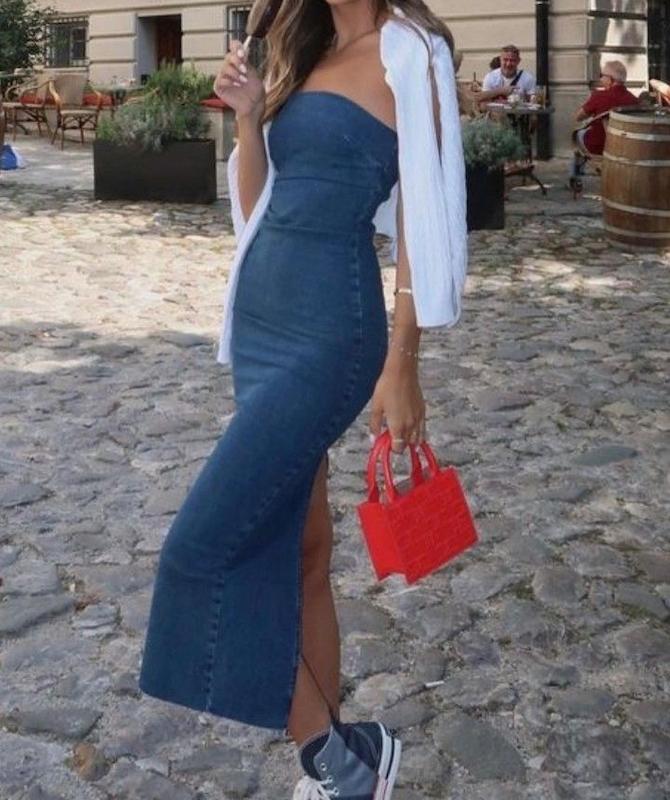 ماکسی جین zara