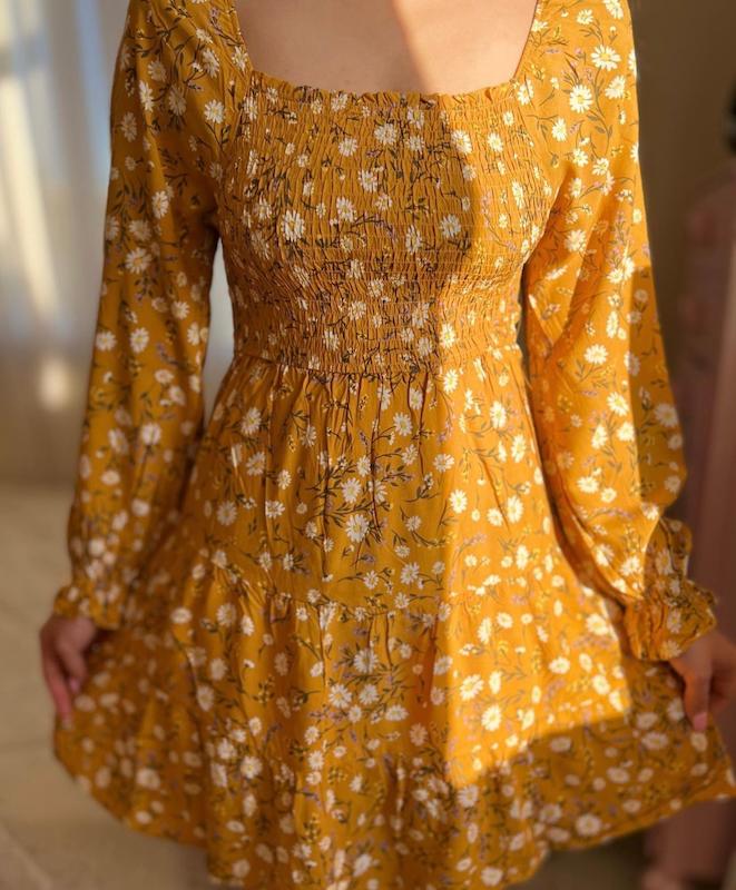 پیراهن دشت بابونه🌼🌻