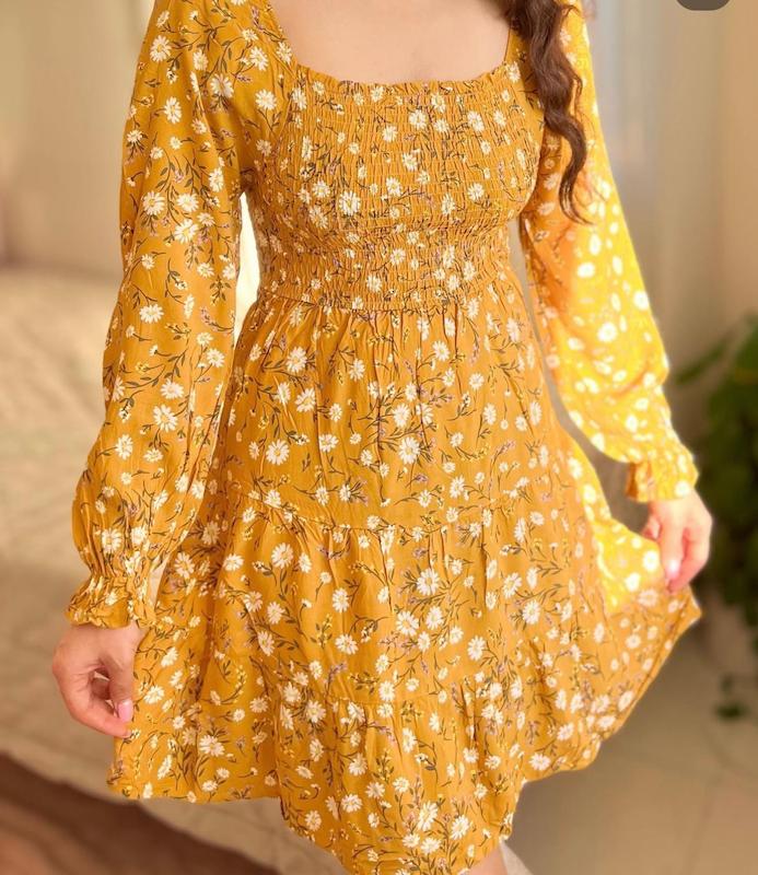 پیراهن دشت بابونه🌼🌻