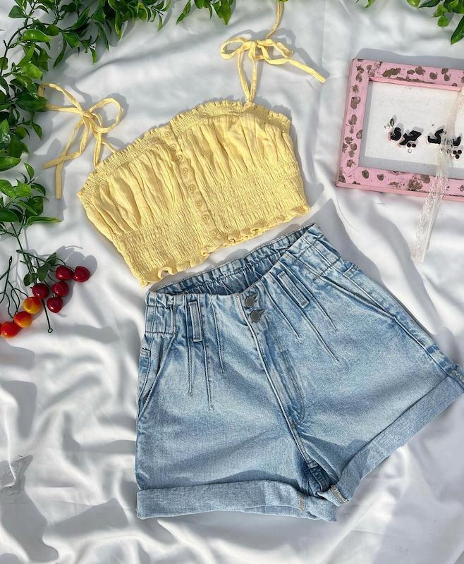 شورتک فاق بلند🤍