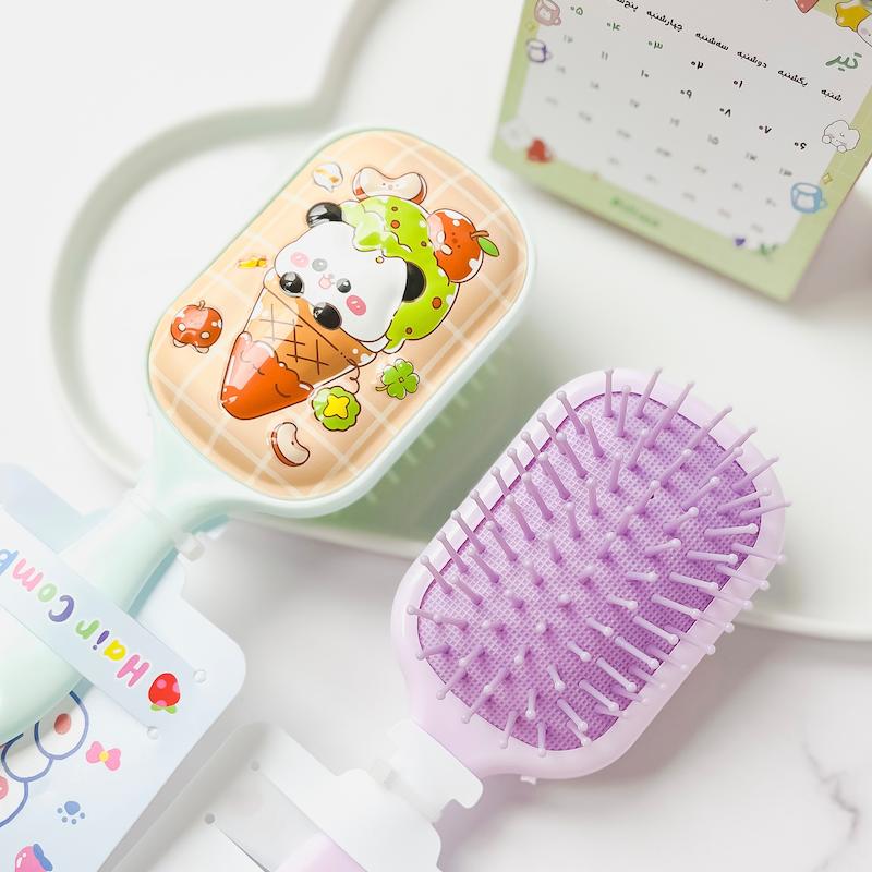 برس مو کودک طرح حیوانات برجسته 🐰