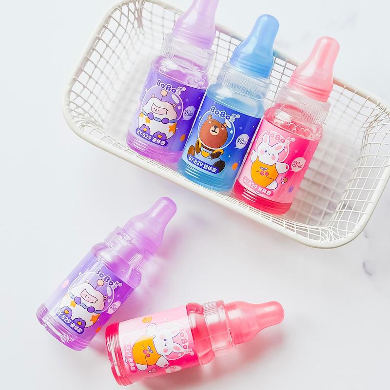 چسب مایع طرح شیشه شیر 🍼
