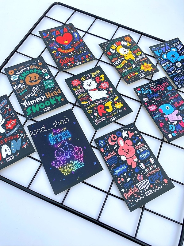 پک فوتو کارت bt21