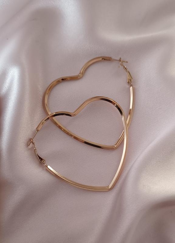 گوشواره حلقه‌ای قلب