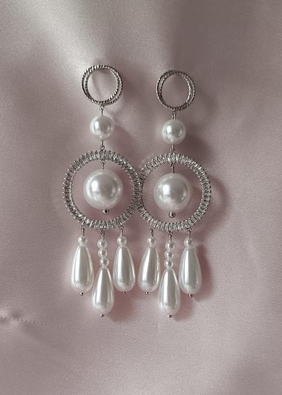 گوشواره جواهر آویزی