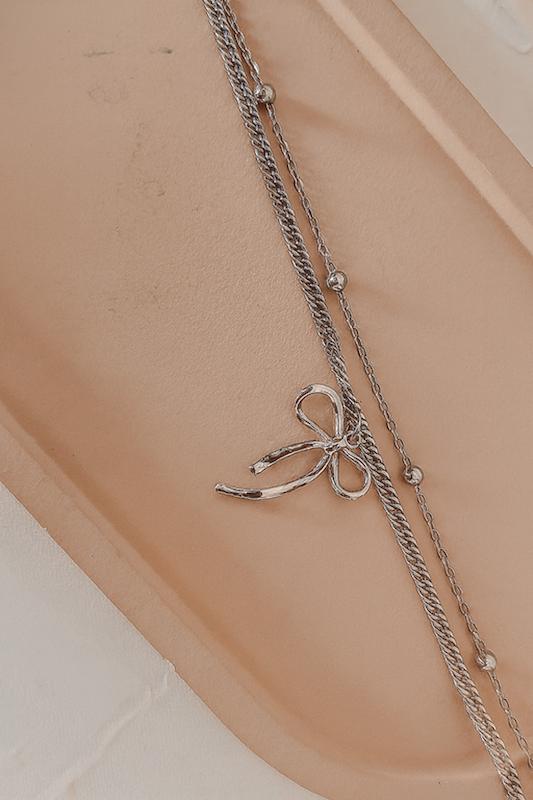 دستبند پاپیونی دو ردیفه