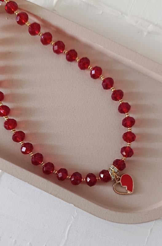 گردنبند سنگ دونه‌اناری