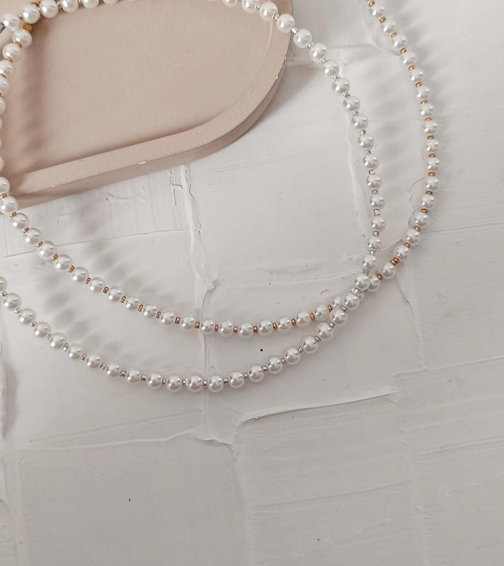 گردنبند مروارید و منجوق