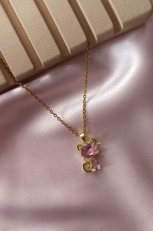 گردنبند آویزی گربه