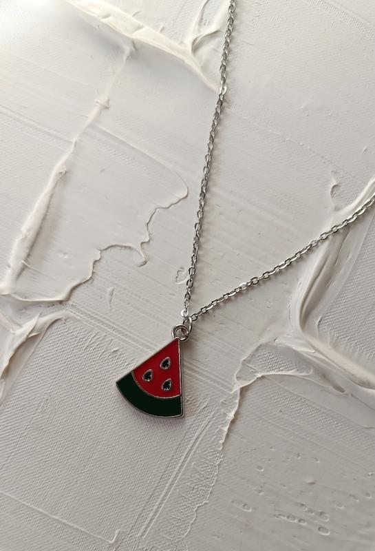 گردنبند پلاک هندوانه