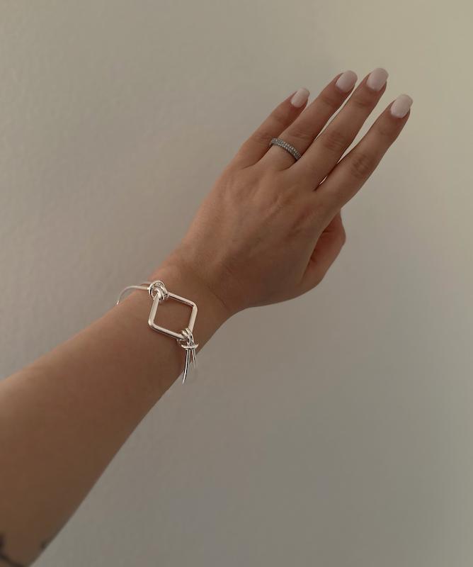 دستنبد آبکاری شده لوزی