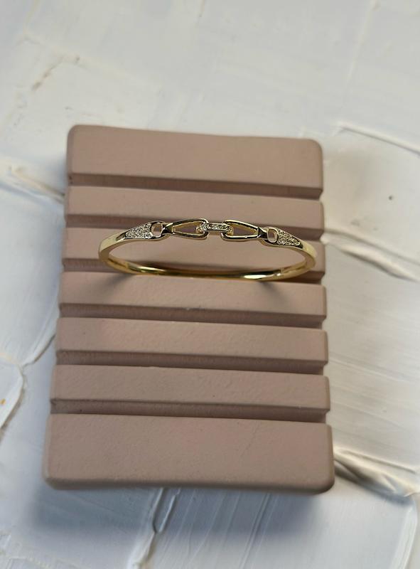 دستبند طلایی قفل