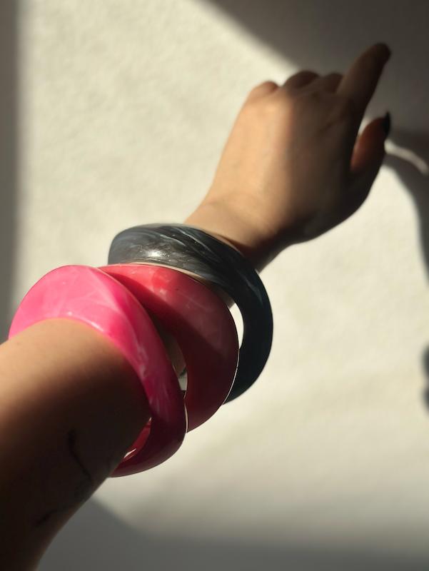 دستبند رزینی سایز بزرگ دفرمه