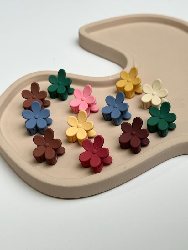 کلیپس گل ریز مات