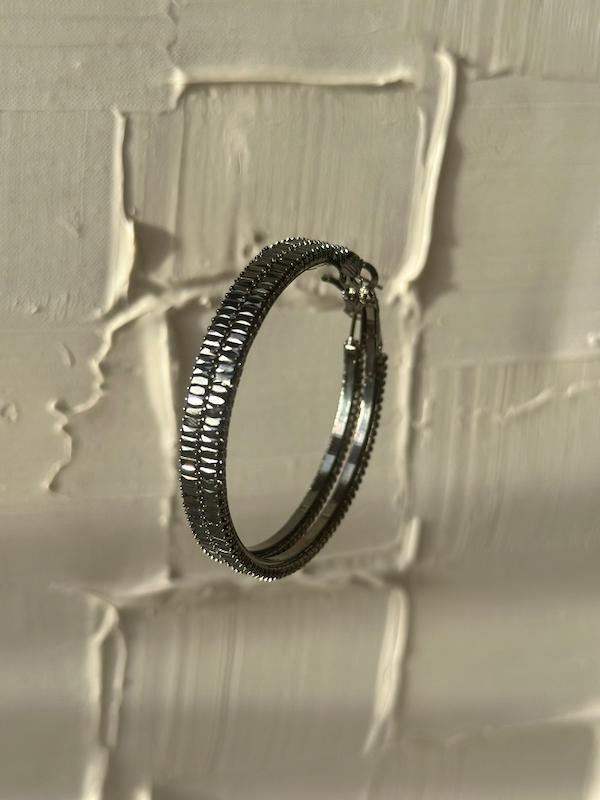 گوشواره باگت تنیسی مشکی