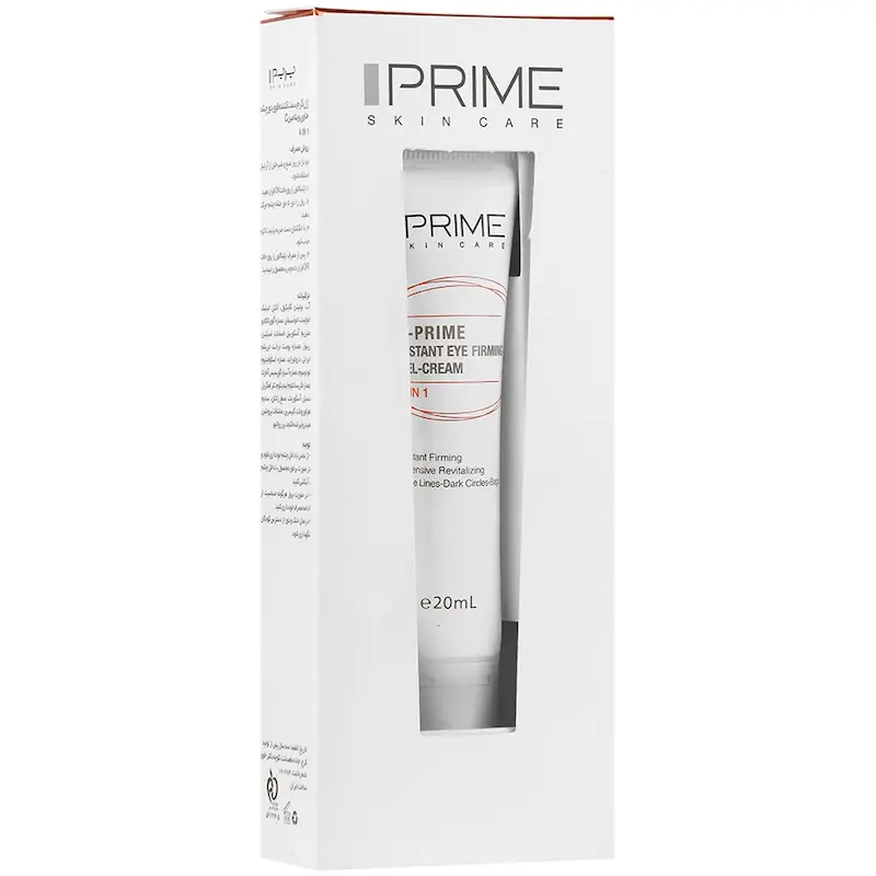 ژل کرم سفت کننده قوی دور چشم پرایم4in1، C-PRIME، حاوی ویتامین C، حجم20میلی لیتر