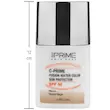 فلوئید ضدآفتاب رنگی پرایم C-PRIME SPF50، فیوژن واتر، حاوی ویتامین C، سبک و بدون چربی، مناسب انواع پوست، بژ طبیعی، حجم 40 میلی لیتر