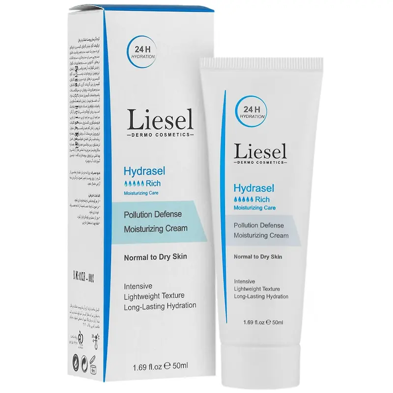 کرم آبرسان لایسل Hydrasel، مناسب پوست خشک و نرمال، حجم50میلی لیتر