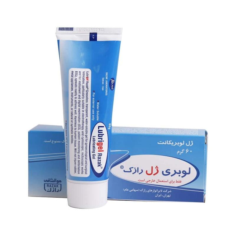 ژل روان کننده لوبریکانت رازک Lubrigel Razak، حجم60گرم