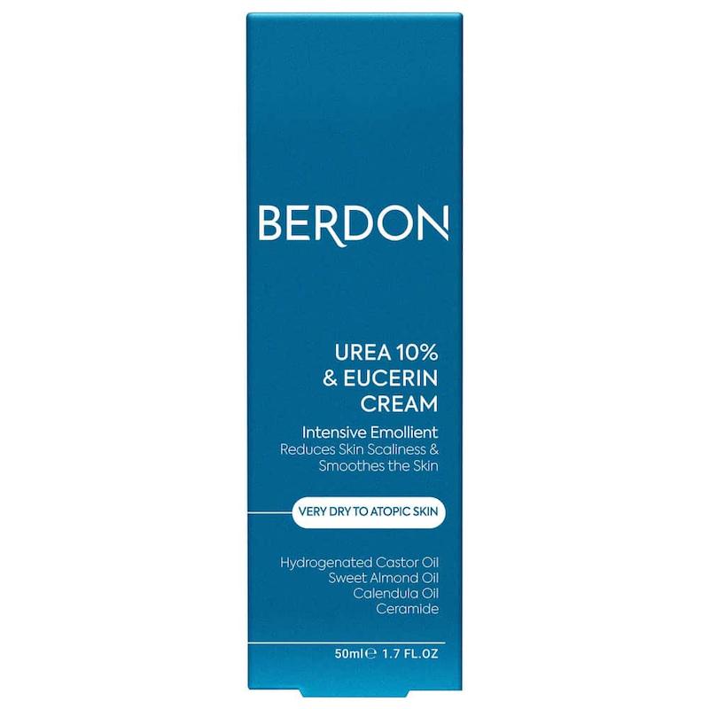 کرم 10% اوره و اوسرین بردون BERDON، مناسب پوست های خشک و آتوپیک، حجم 50 میلی لیتر