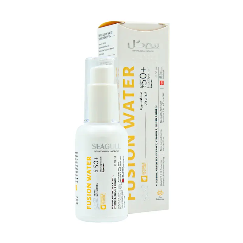 ضدآفتاب پپتا فیوژن واتر سی گل +SEAGULL SPF50، حجم 60 میلی لیتر