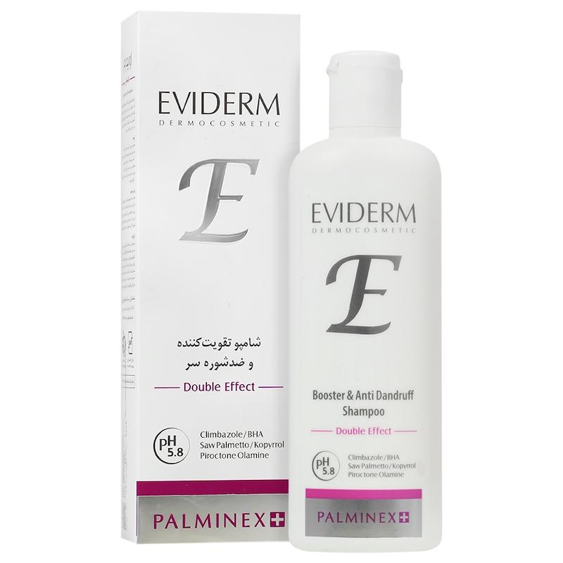 شامپو تقویت کننده و ضد شوره اویدرم PALMINEX+، مناسب انواع مو، حجم 200 میلی لیتر