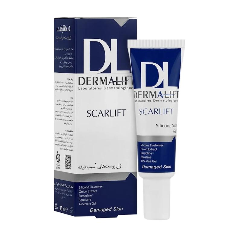 ژل ترمیم کننده پوست صورت و بدن درمالیفت SCARLIFT ، مناسب پوست‌های آسیب‌دیده، حجم25میل