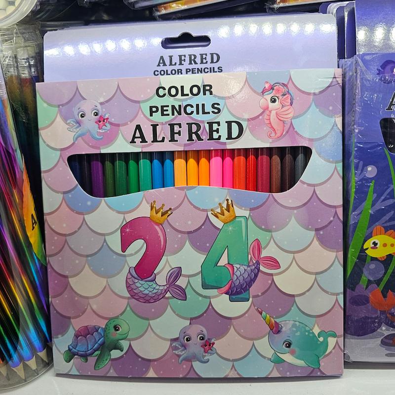 مدادرنگی ۲۴ رنگ برند ALFRED