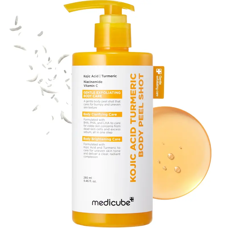 body peel shot medicube روشن کننده بدن مدیکیوب
