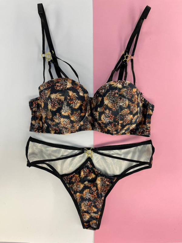 ست مخمل پلنگی