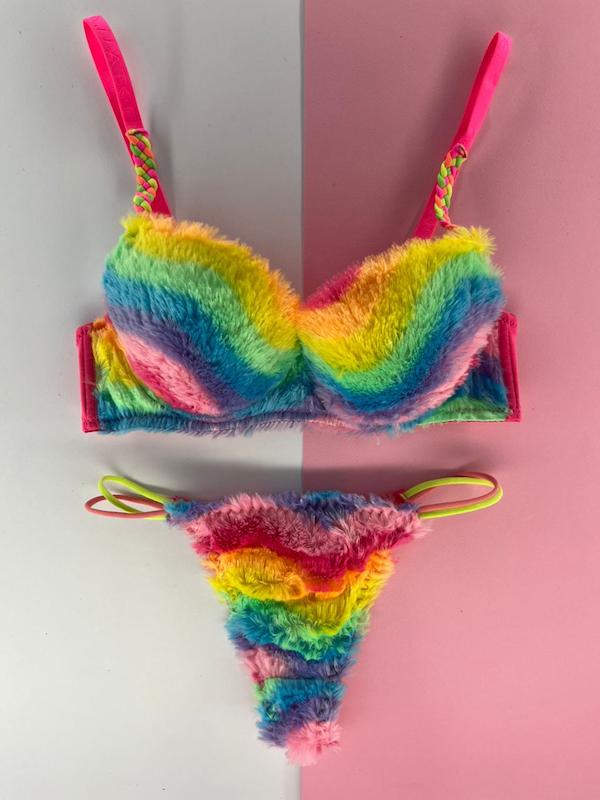 ست اسفنجی رنگین کمانی